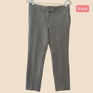 Ann Taylor Geometric Ankle Pants - Size 0